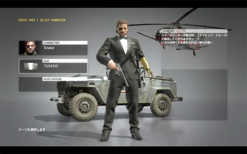 MGSV-MGS3-Costumes-DLC-Tuxedo