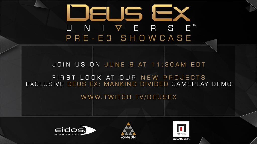 Deus Ex Universe show announcement