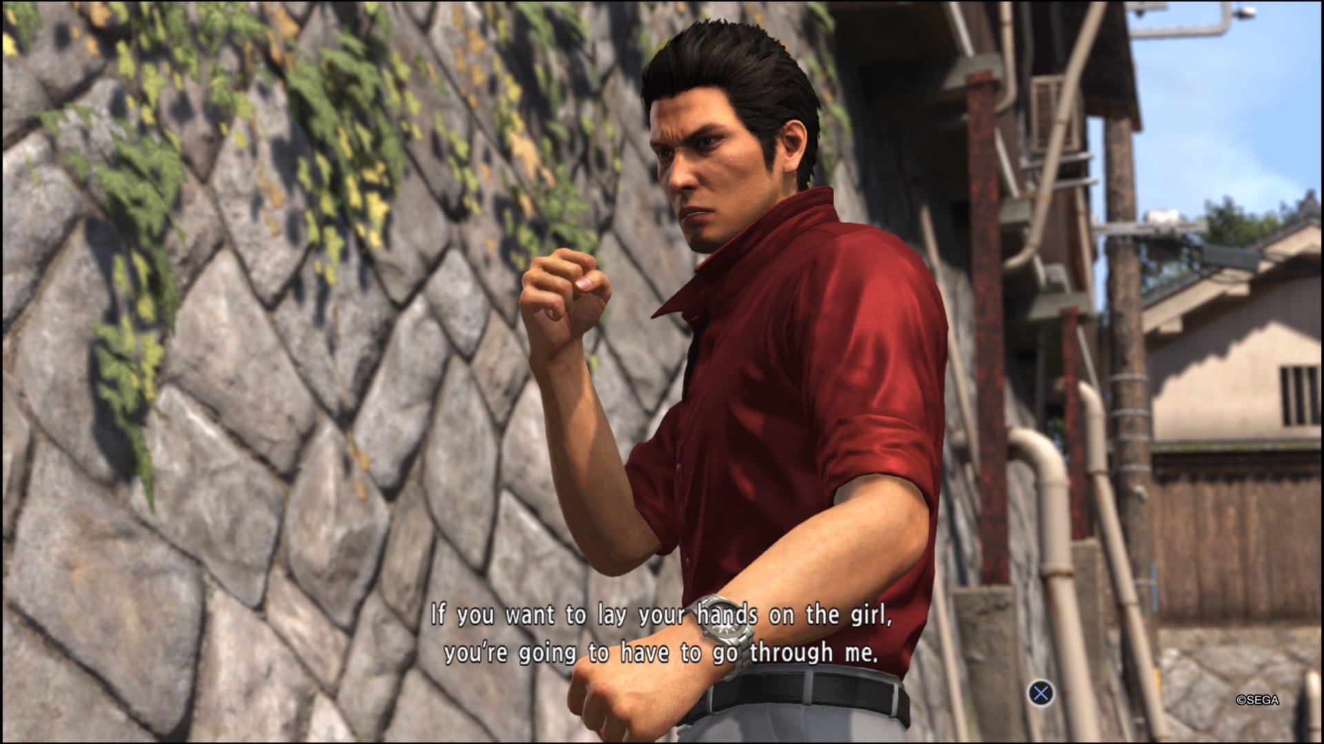 Yakuza 6 Song of Life Fight Stance