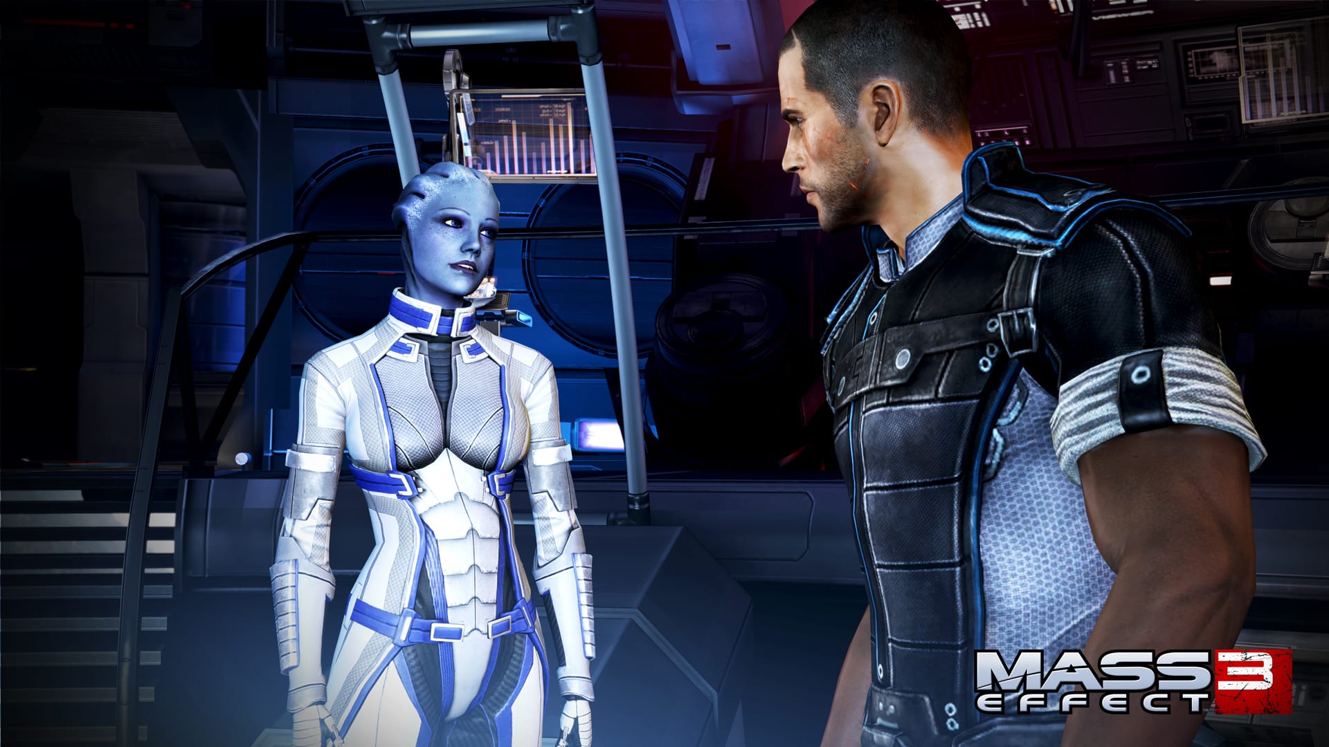 Liara and Shepard