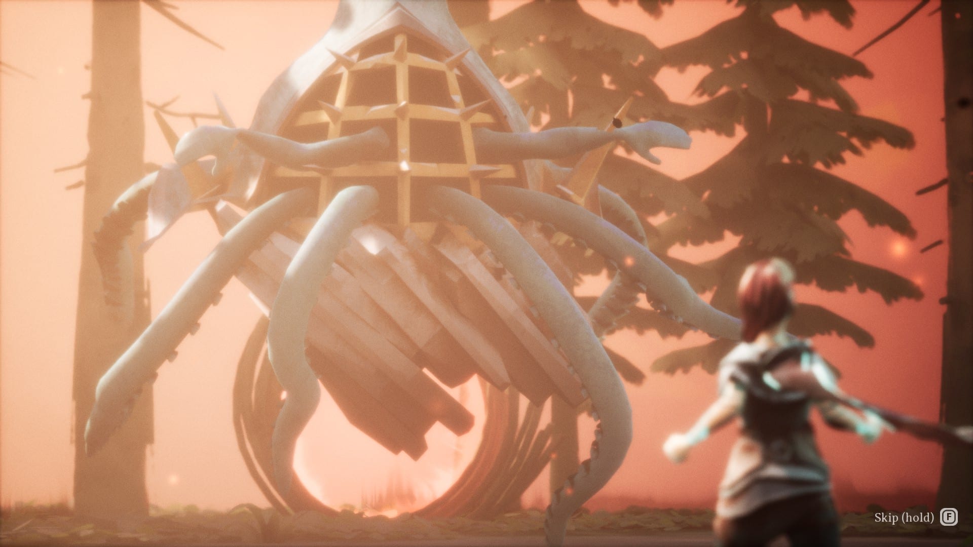 Cutscene from the boss of third stage