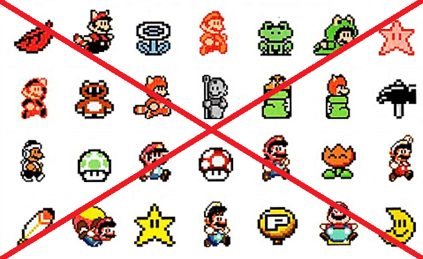 Nopowerups This also includes special items in Mario Party. Good luck!