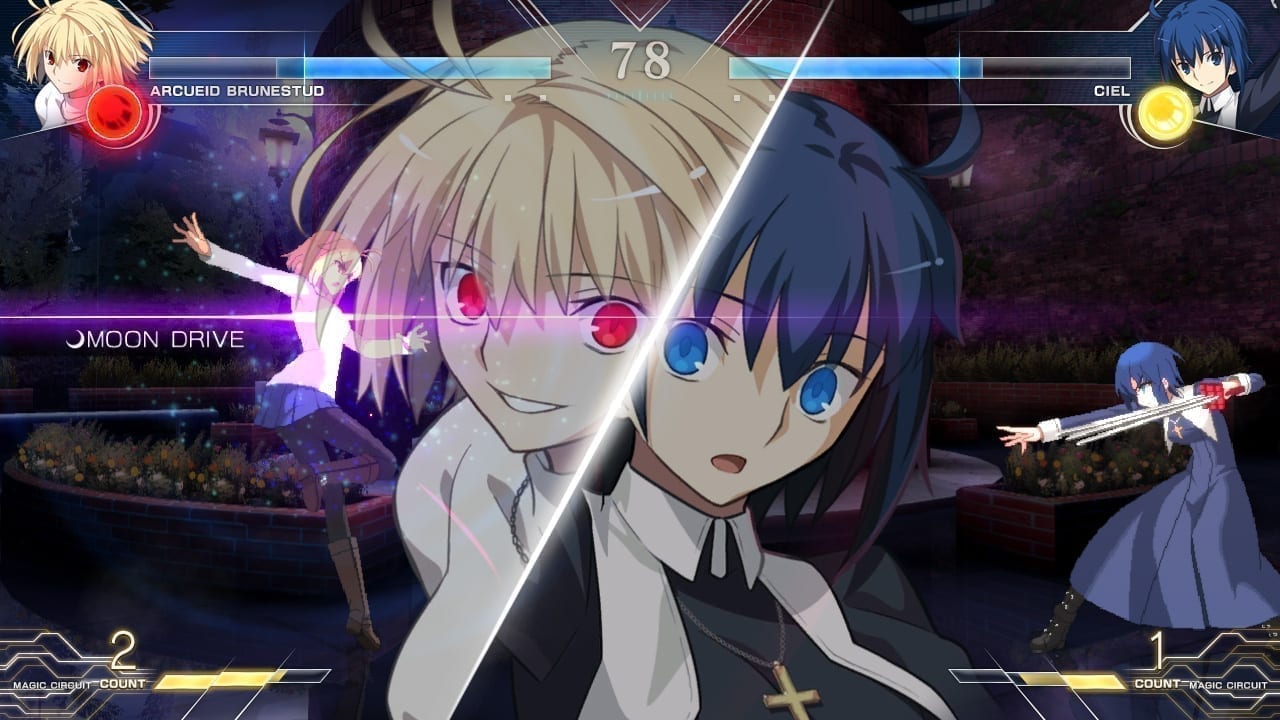 Melty Blood battle