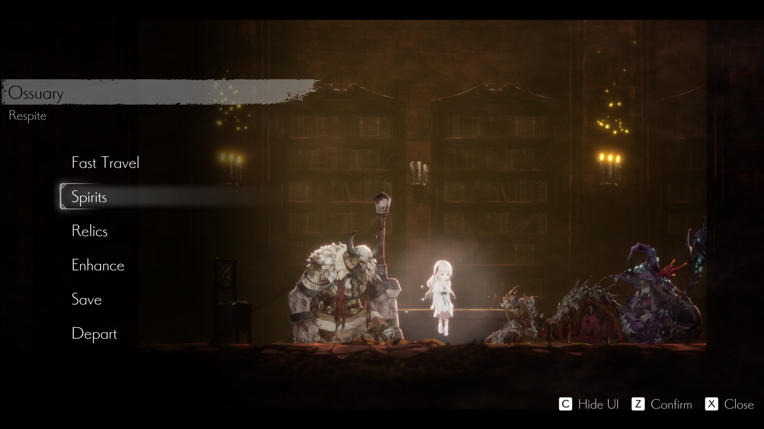 recovering and re-equipping and saving, but all standard enemies reappear when you use them.