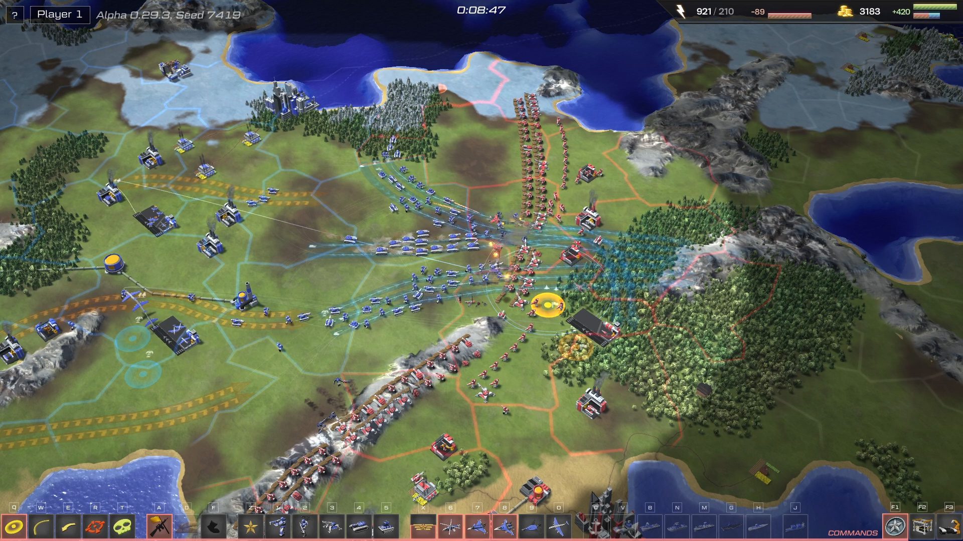 Alpha 30 Big Battle Move Paths