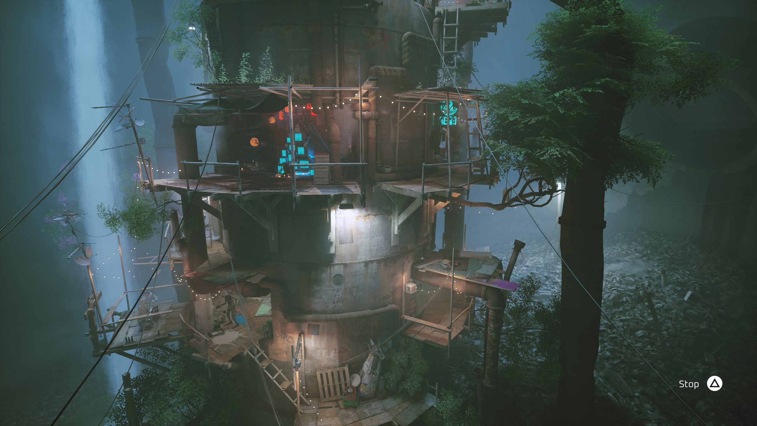 Stray Screenshot 06 Stray Screenshot - a multileveled underground settlement
