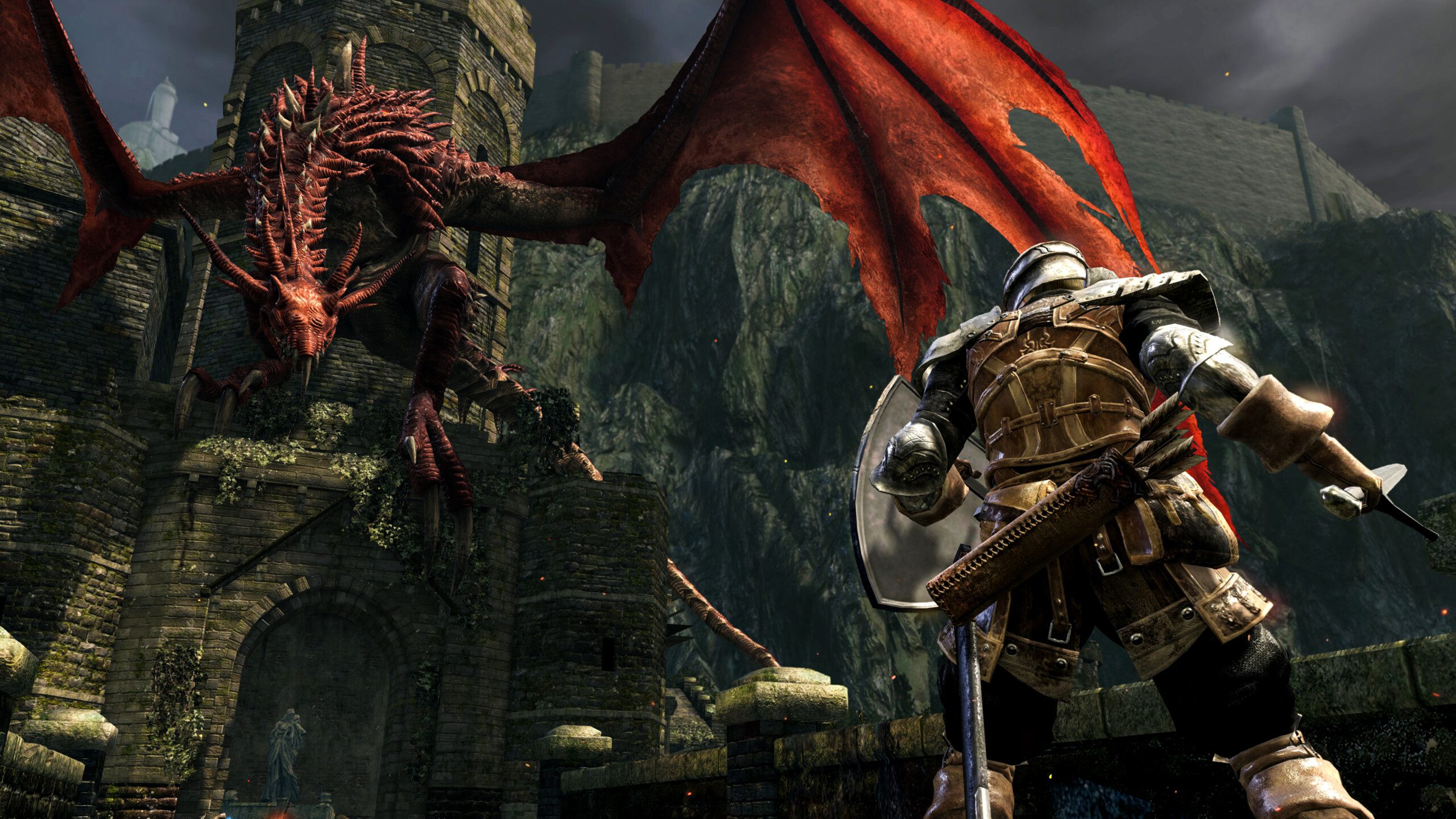 A screenshot from Dark Souls Remastered