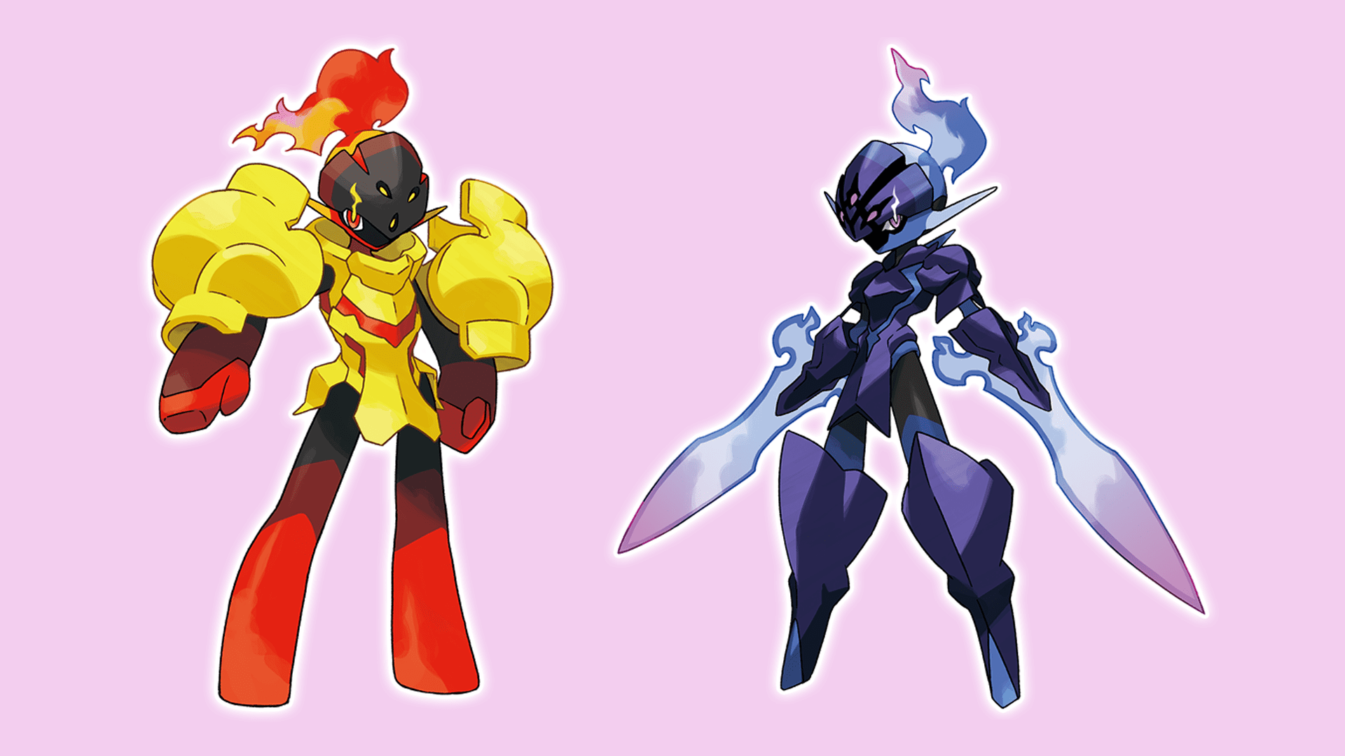 Armarouge and Ceruledge Pokemon