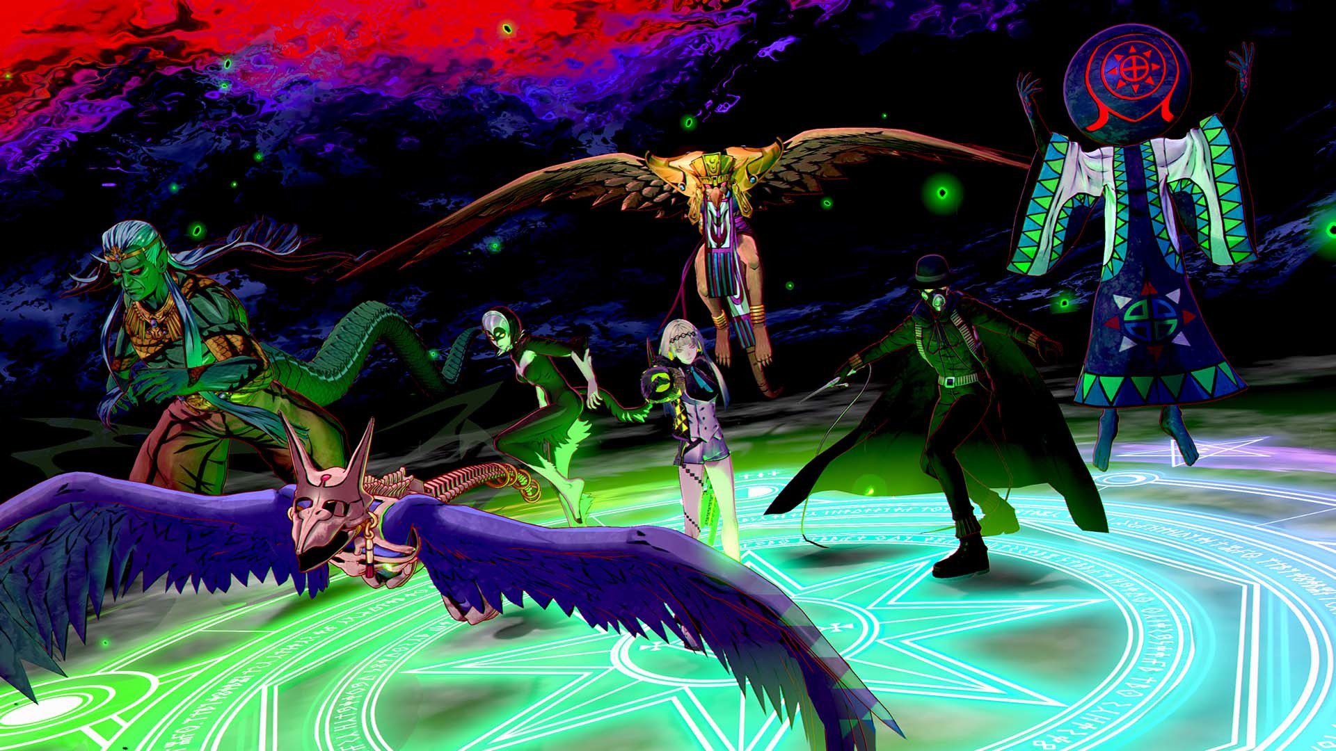A turn-ending Sabbath attack in Soul Hackers 2.