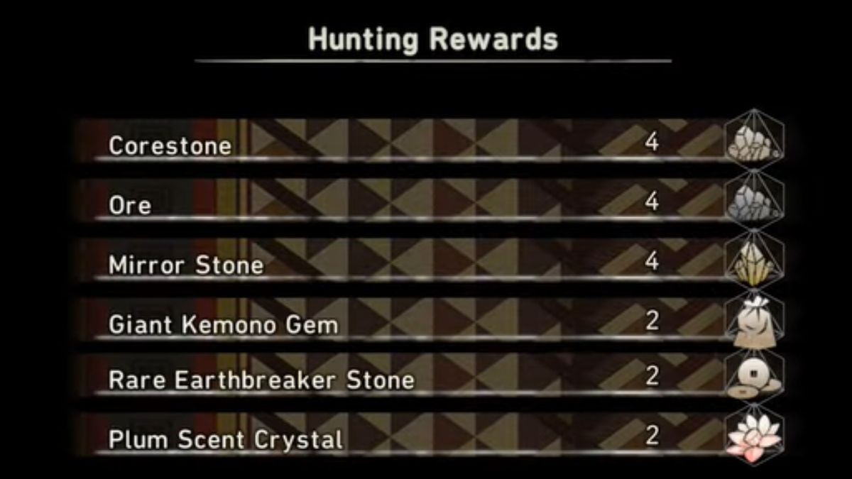 Hunting Rewards
