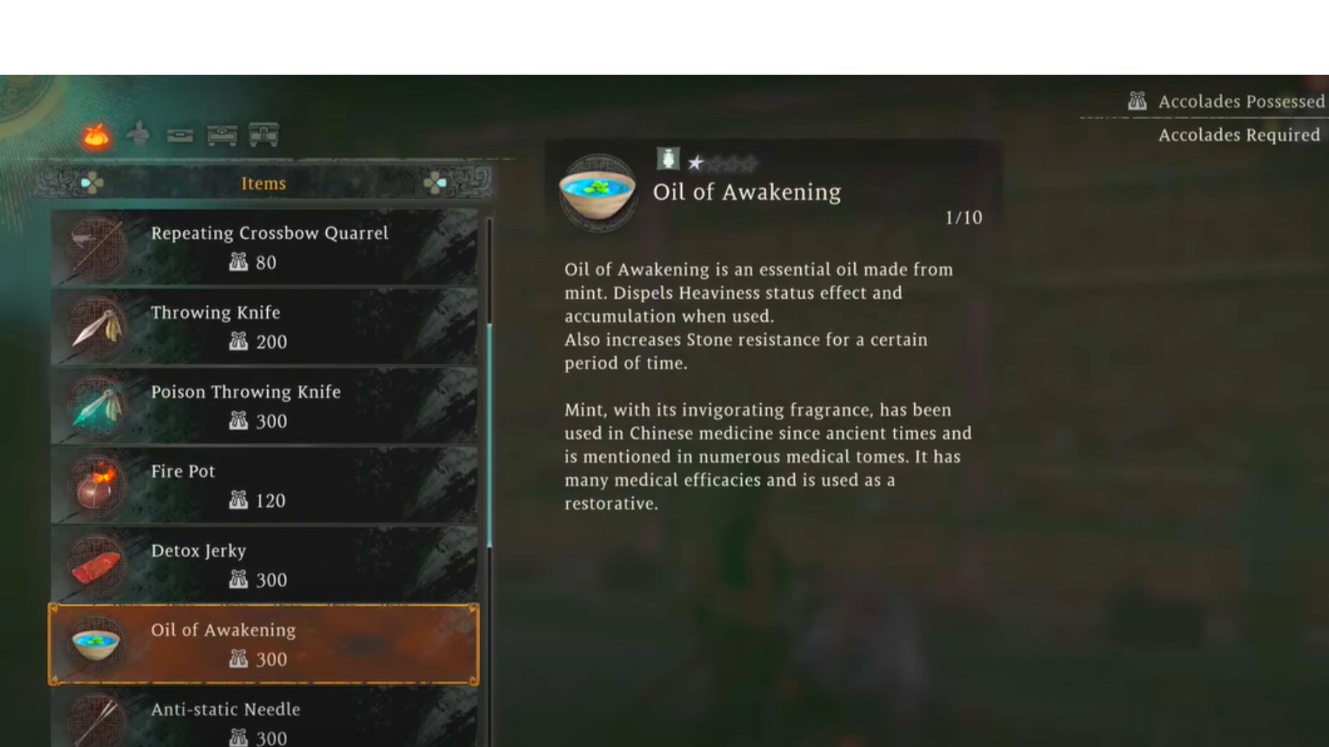Accolade reward 