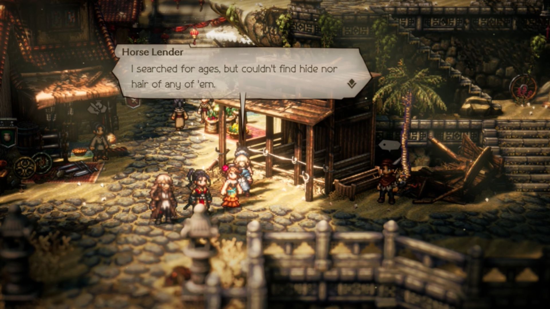 Octopath Traveler 2 Horse lender