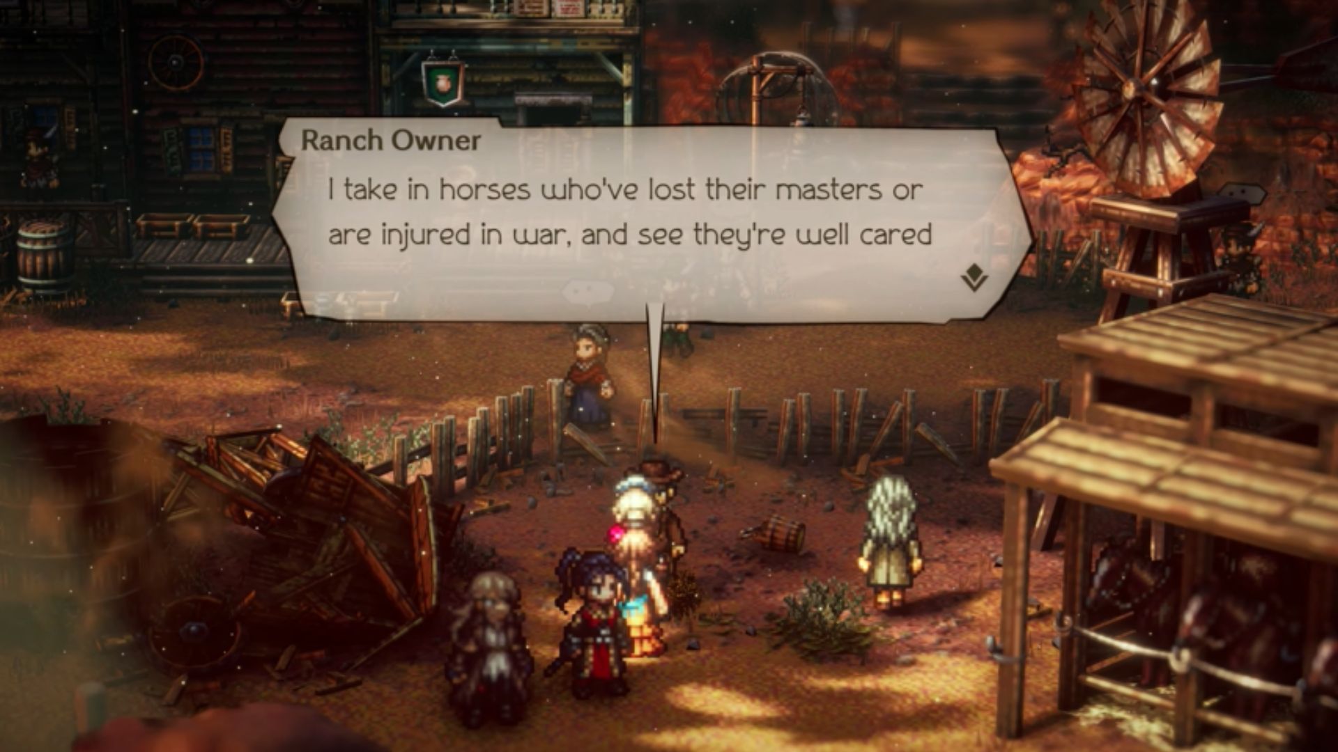 Octopath Traveler 2 Ranch Owner
