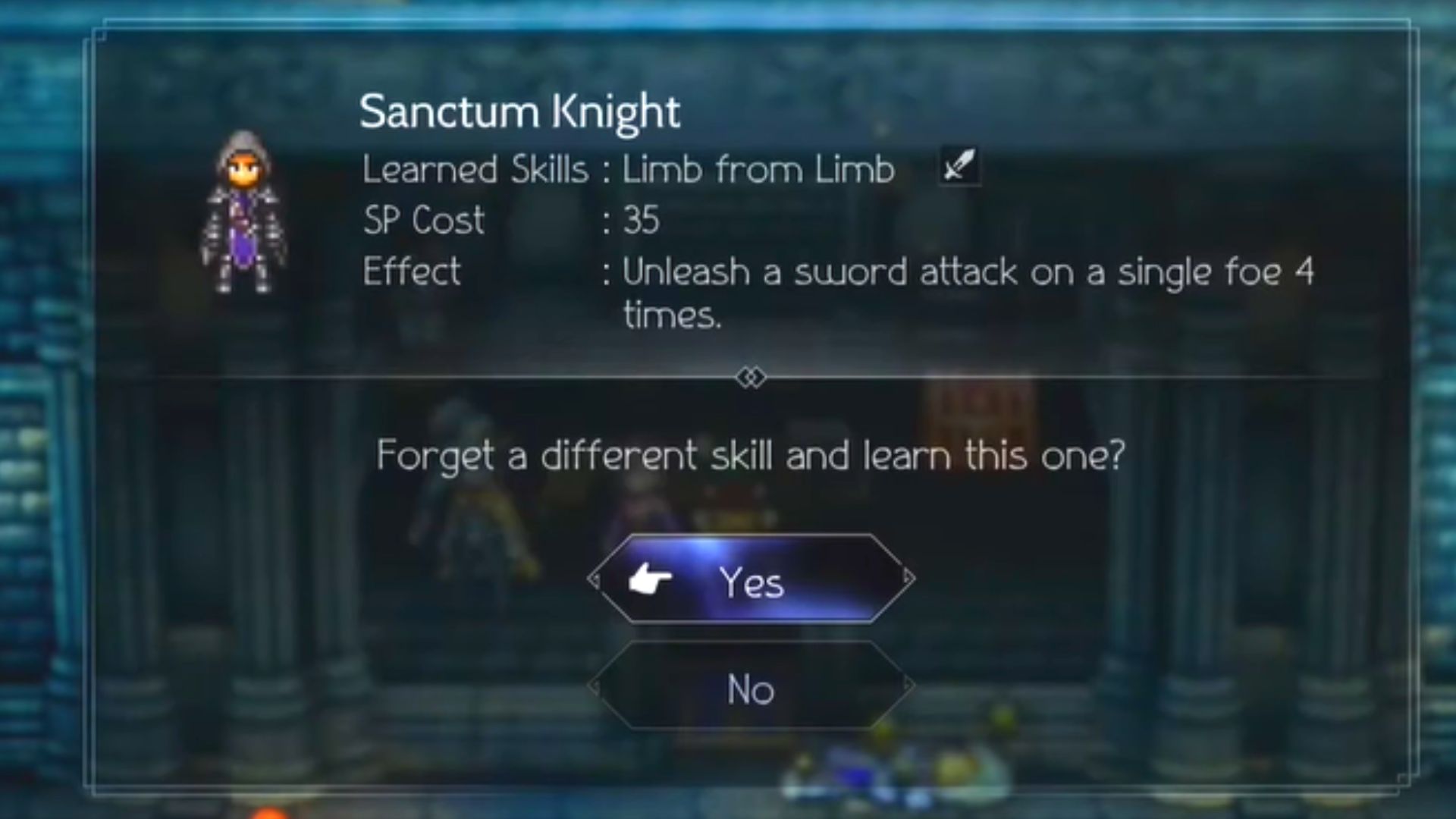Octopath Traveler 2 Sanctum Knight Octopath Traveler 2 Sanctum Knight