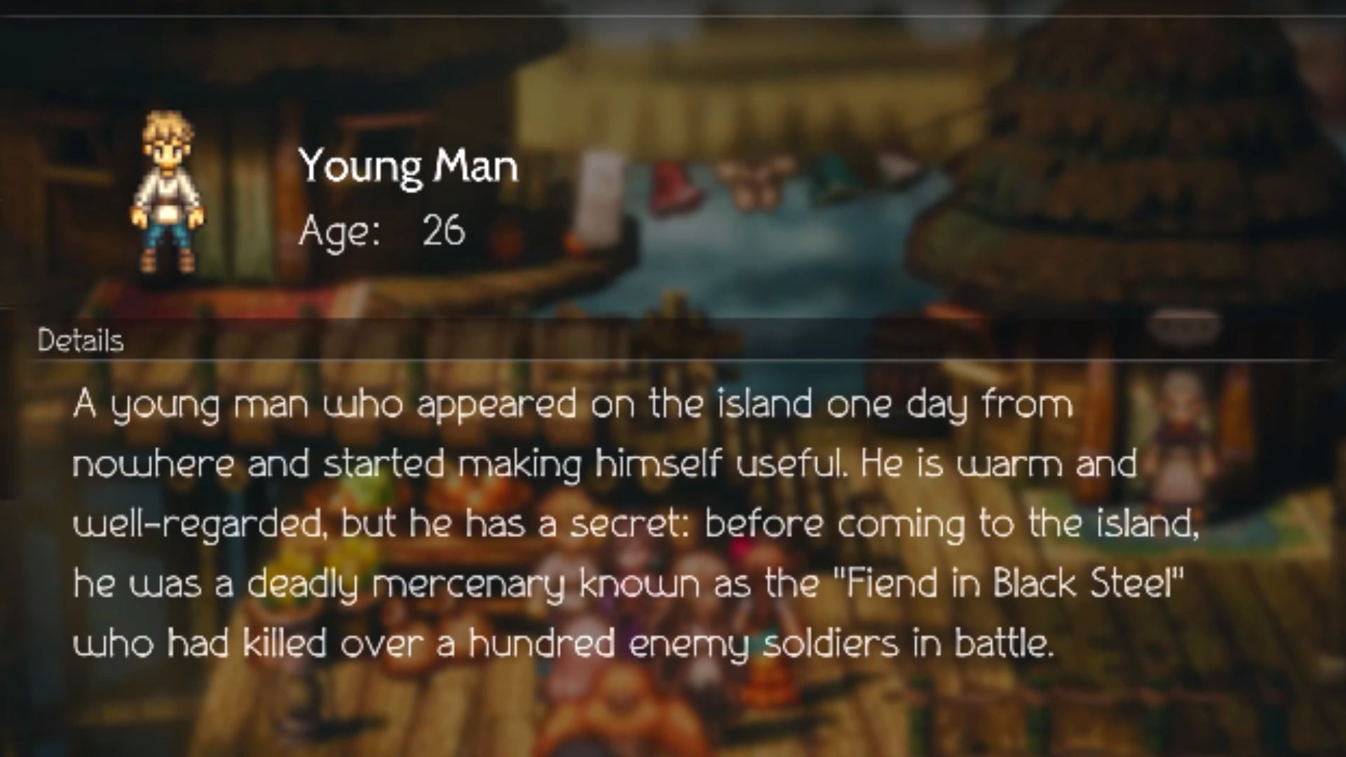 Octopath Traveler 2 Young Man Octopath Traveler 2 Young Man