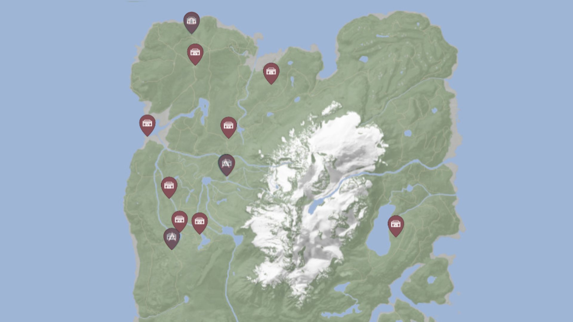 Sons of the Forest Radio Map pointing