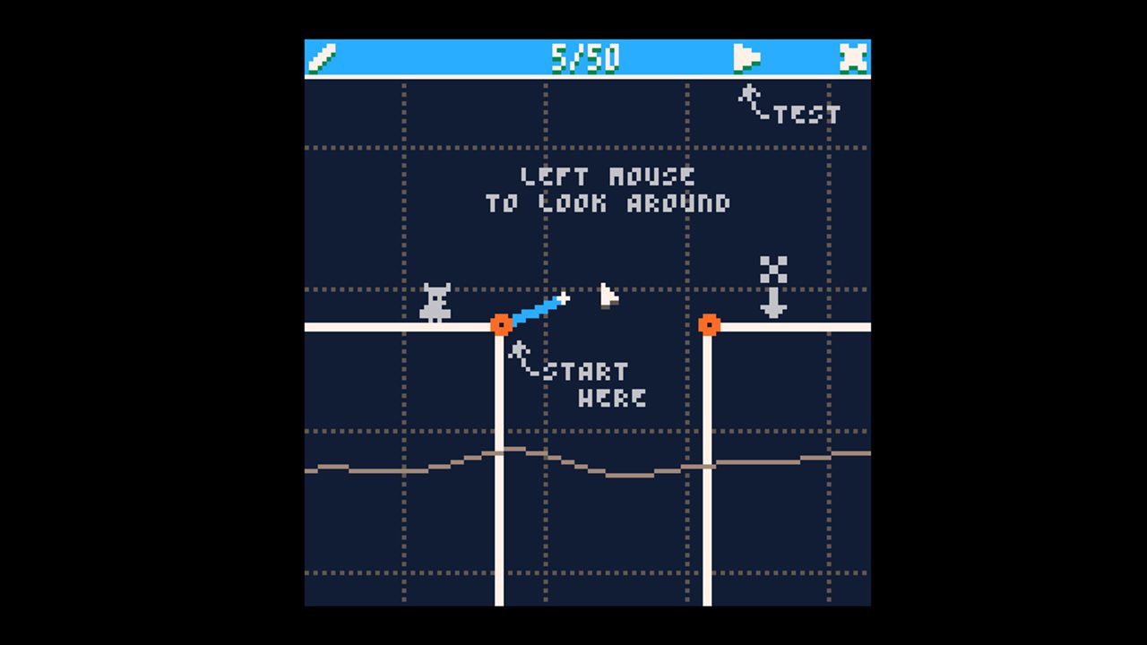 Simple gameplay allows for complex puzzle solving.
