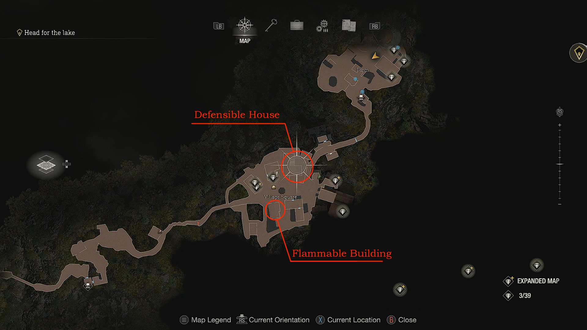 Resident Evil 4 Remake Village Map