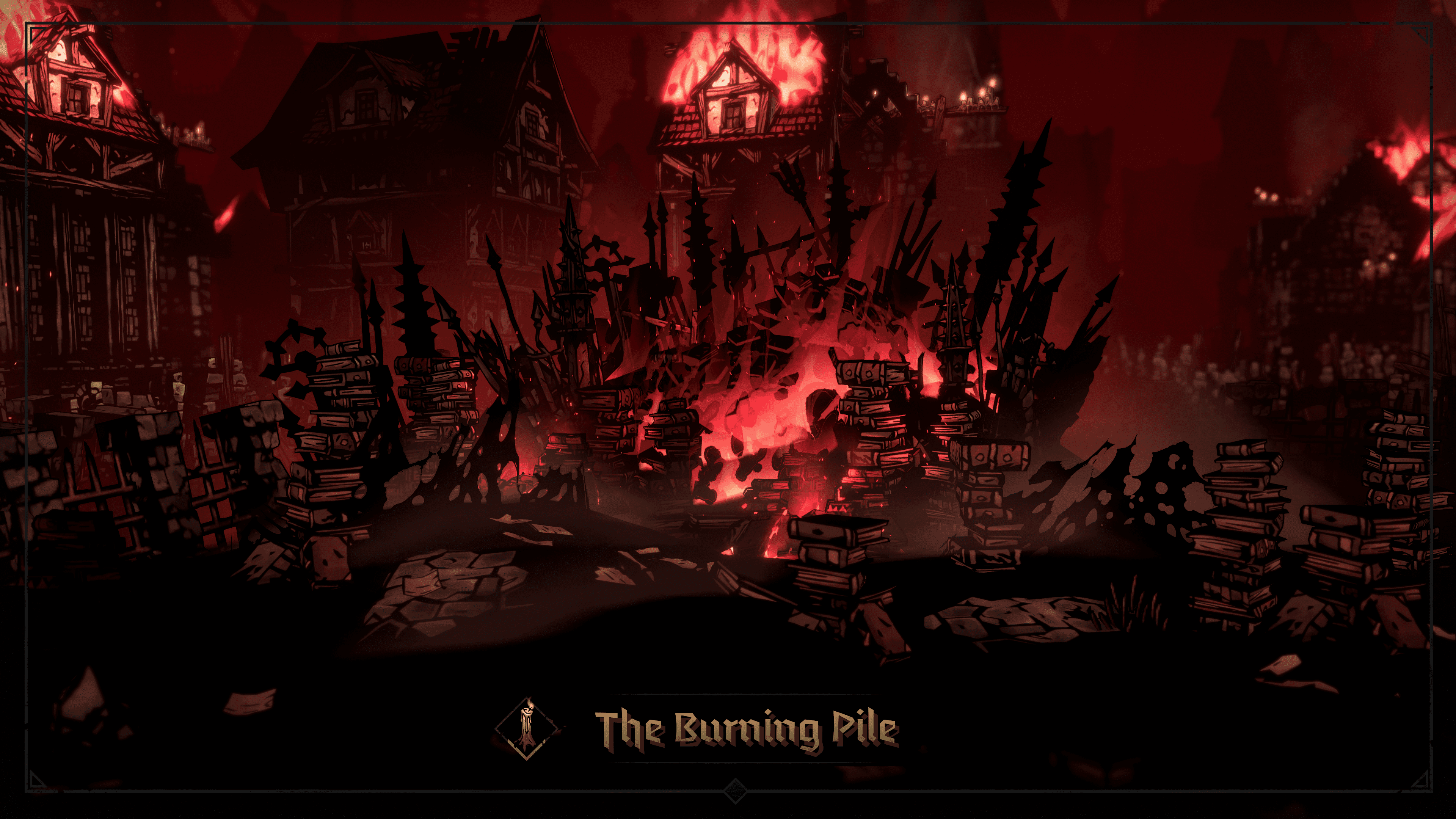 Darkest Dungeon 2 burning pile contains some items