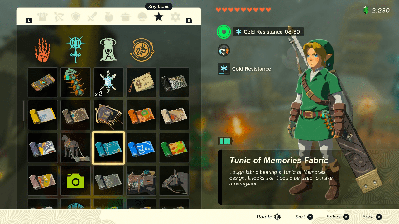 The Tunic of Memories is Archer Link's only unique drop, but it provides plenty of powerful items anyways.