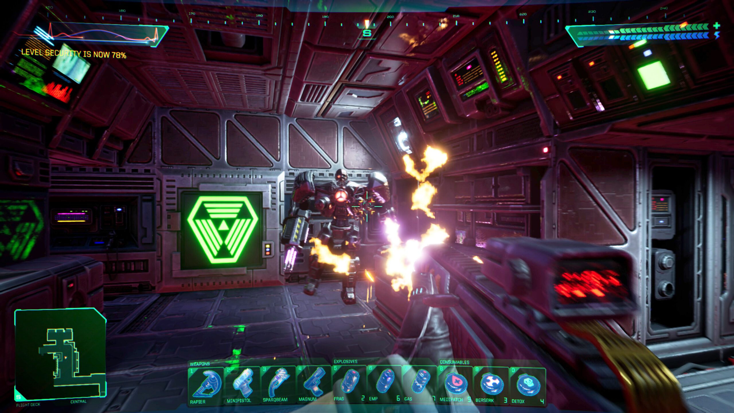 10 Fight low Security Level in System Shock Remake