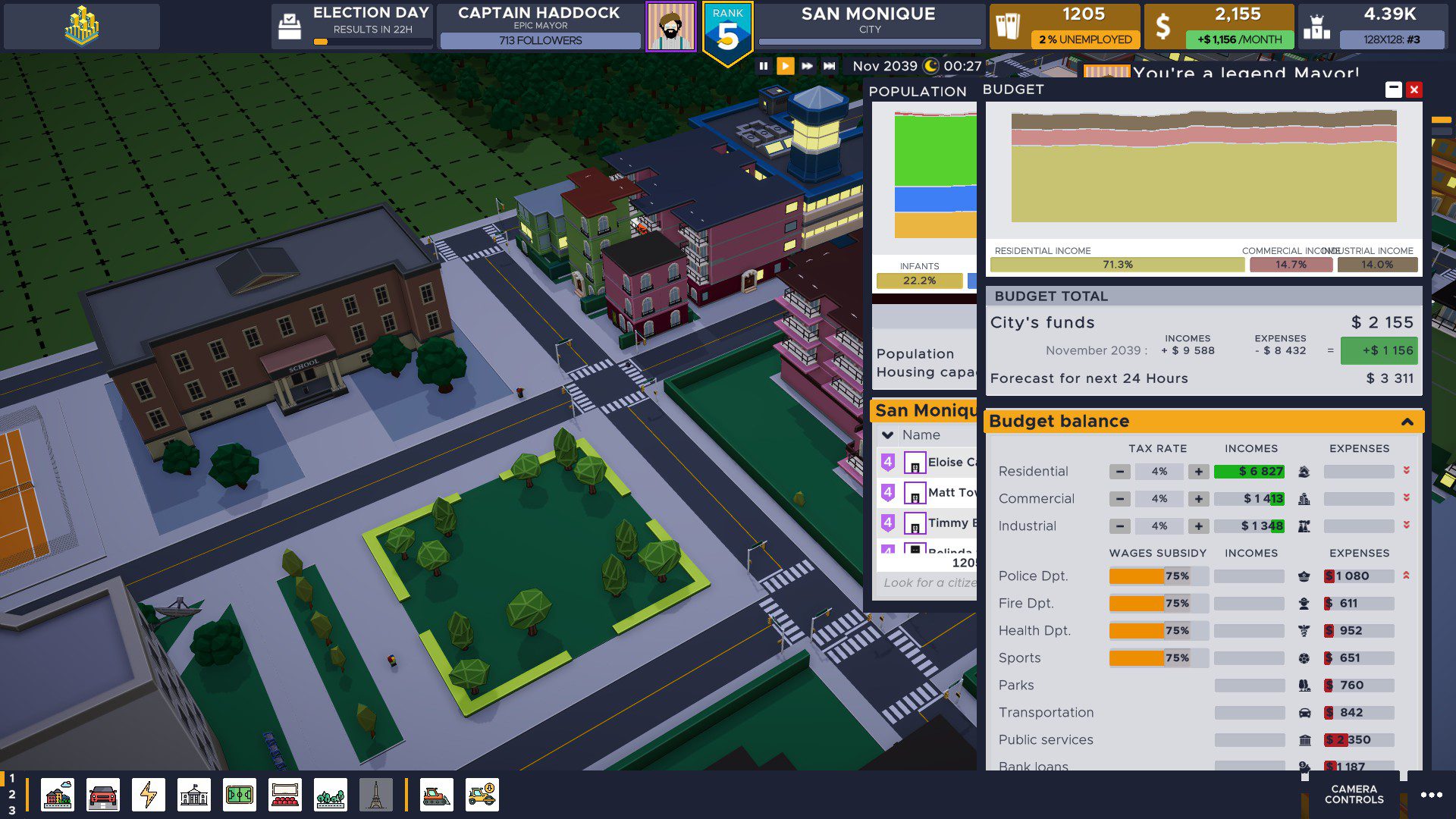 Some information panels in Silicon City