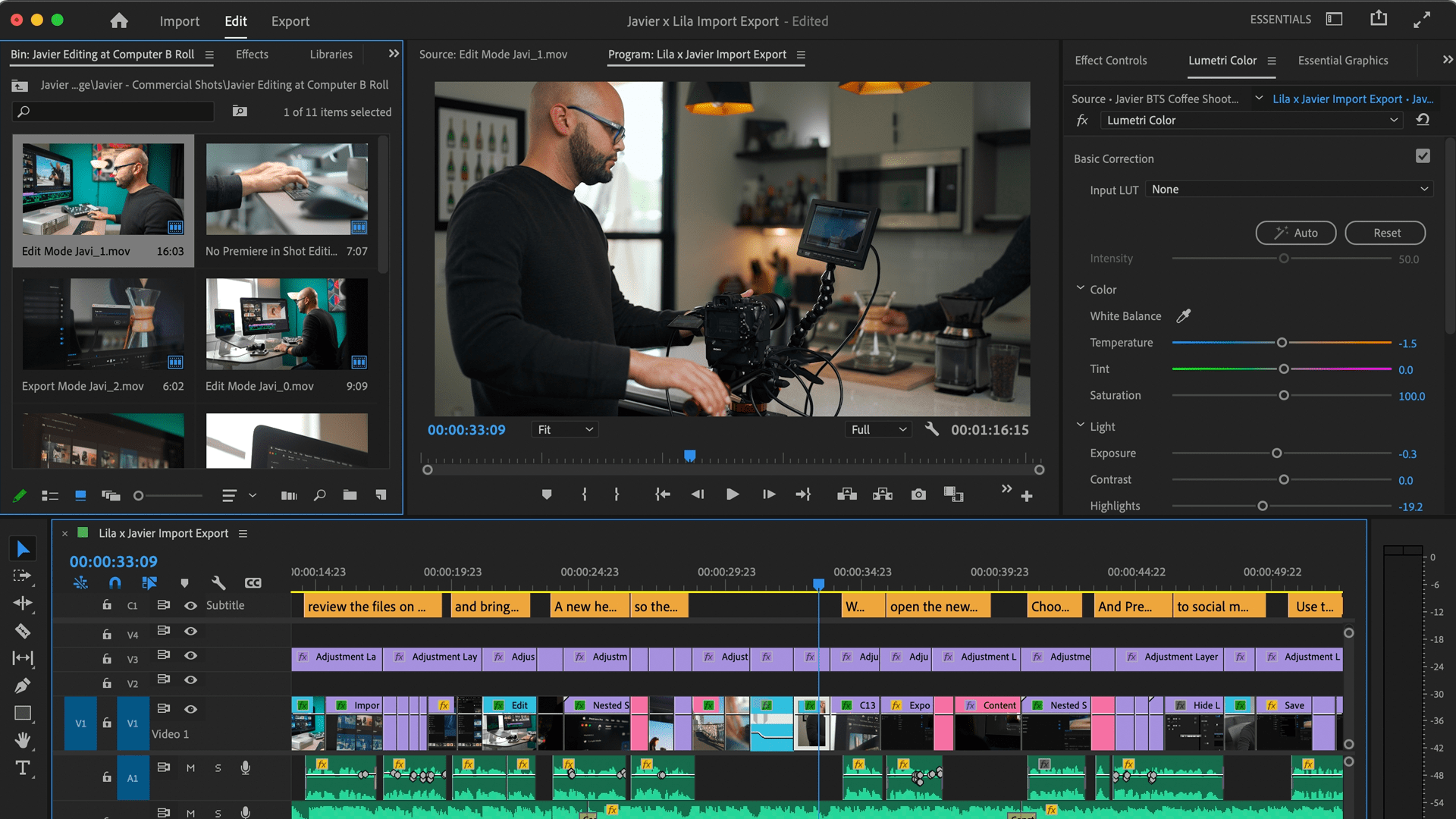 Adobe Premiere Pro screenshot