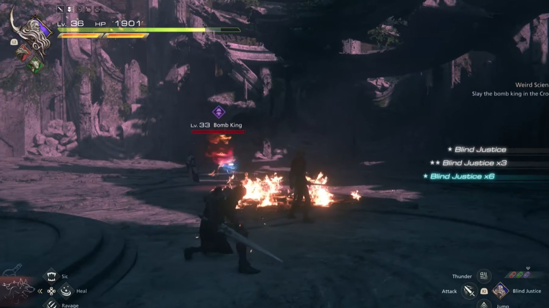 Bomb King fight