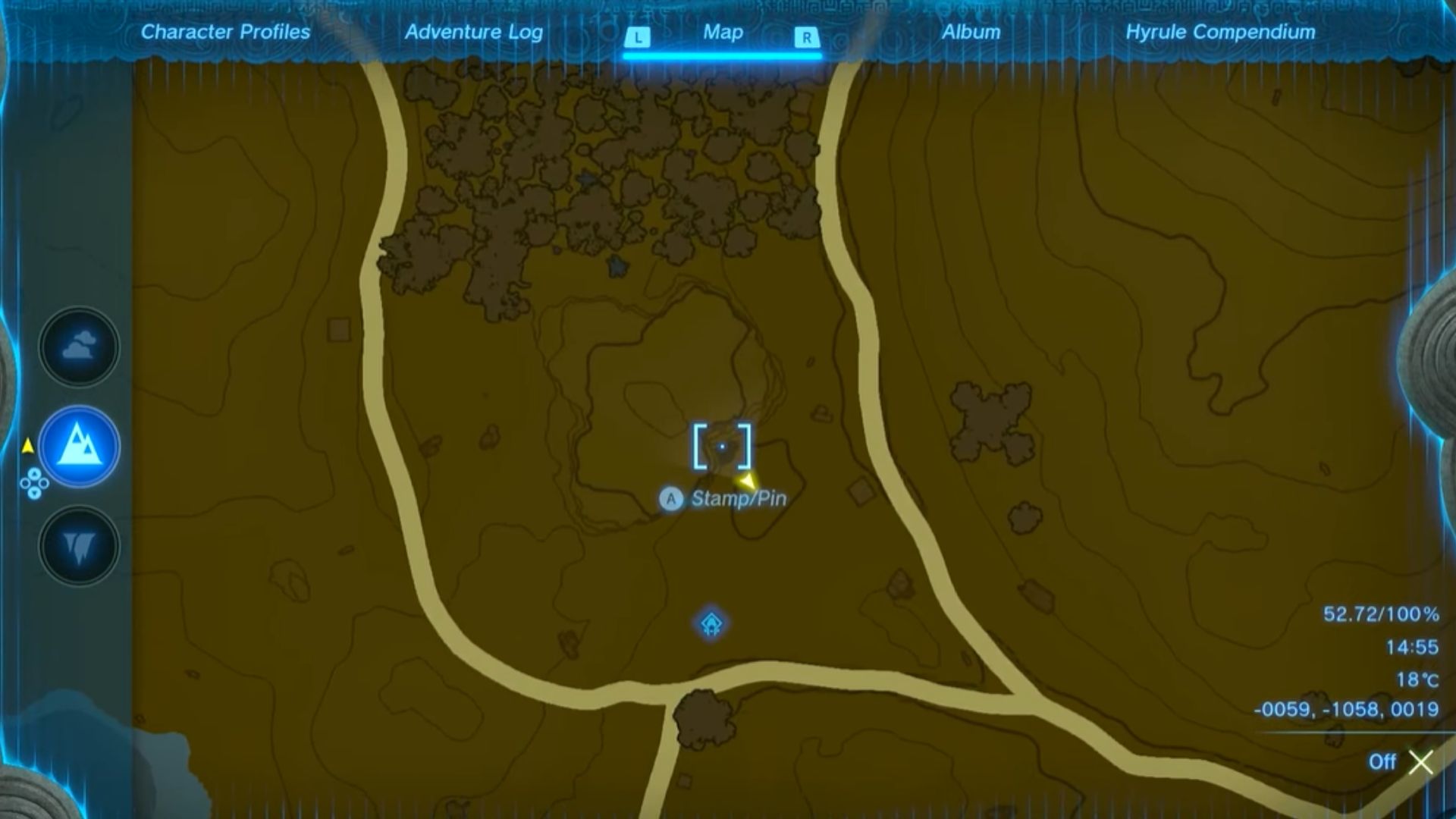 Zelda Tears of The Kingdom Cave Location Chest Piece