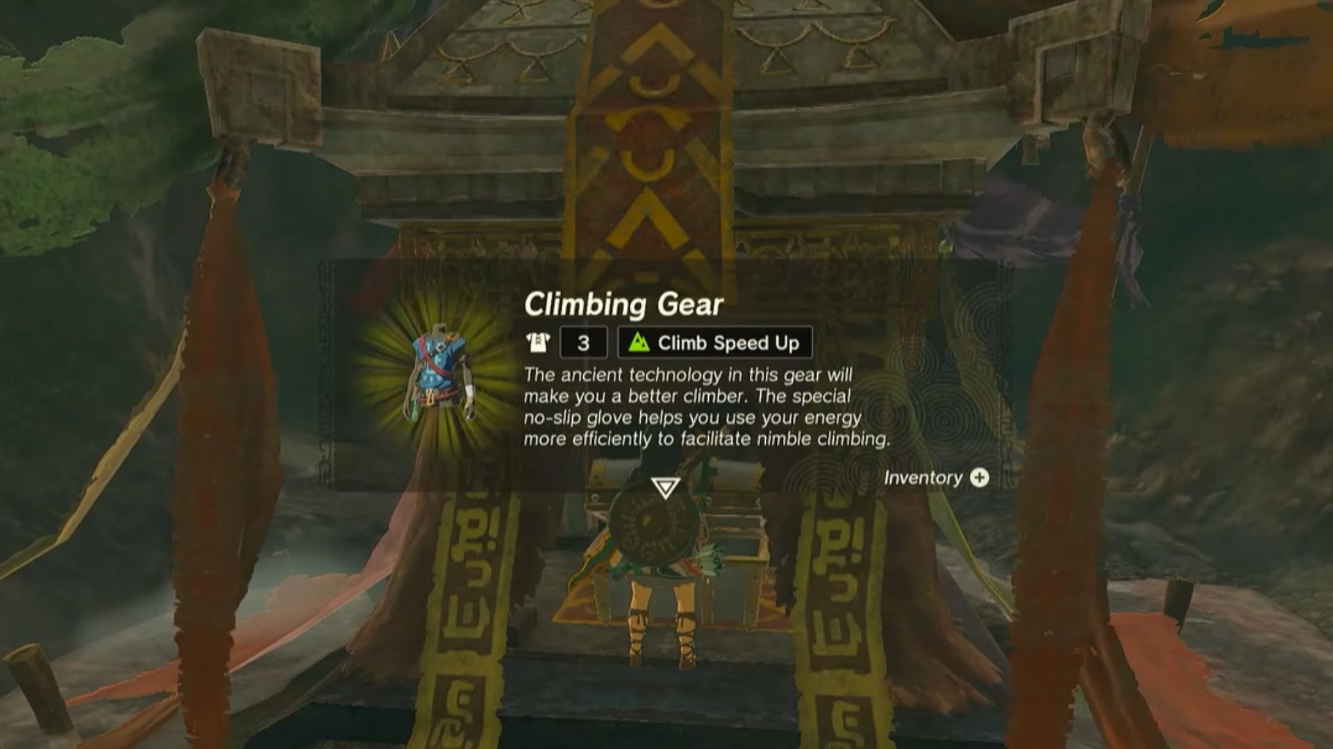 Zelda Tears of The Kingdom Climbing Gear