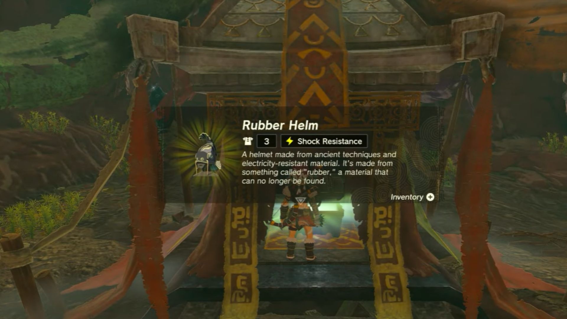Zelda Tears of The Kingdom Rubber Helm Image 3