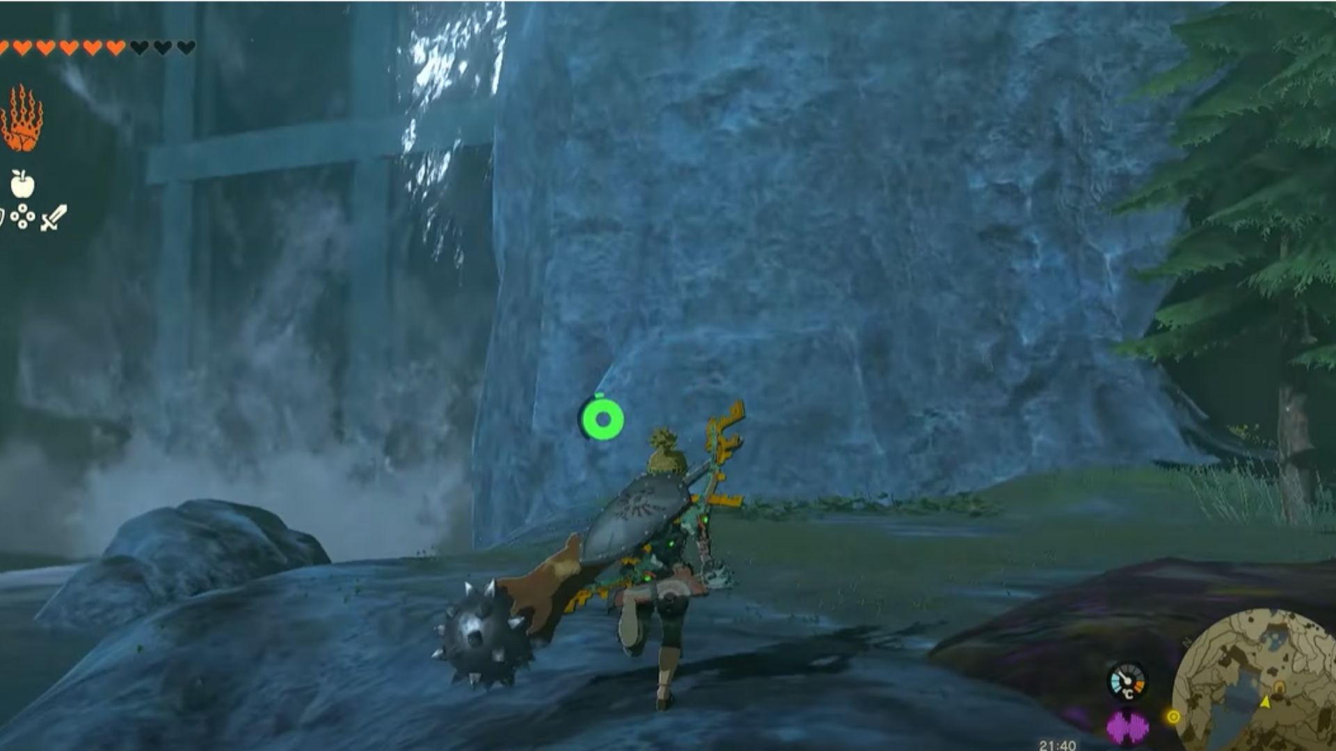 Zelda Tears of The Kingdom Water Fall area