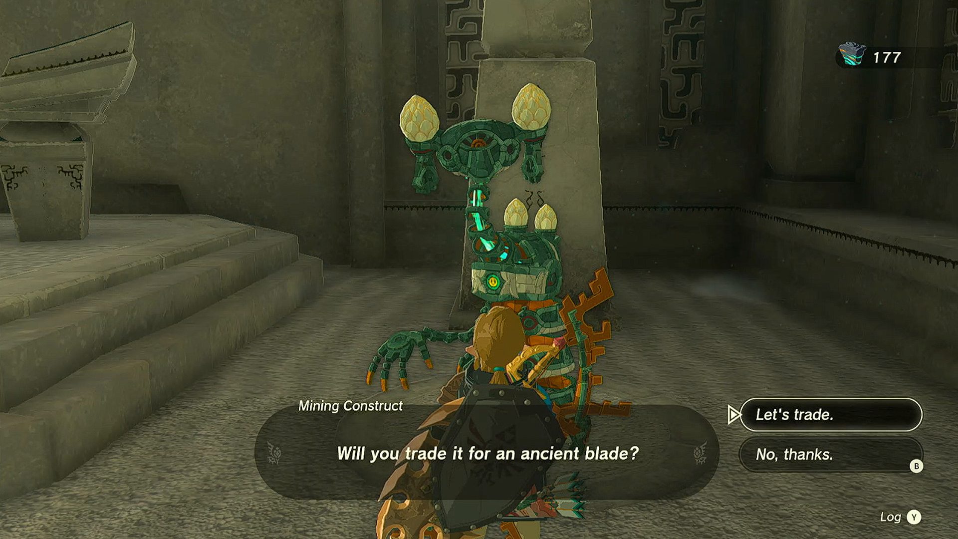 Zelda Tears of the Kingdom Spirit Temple Smithing Construct Zelda Tears of the Kingdom Spirit Temple Smithing Construct