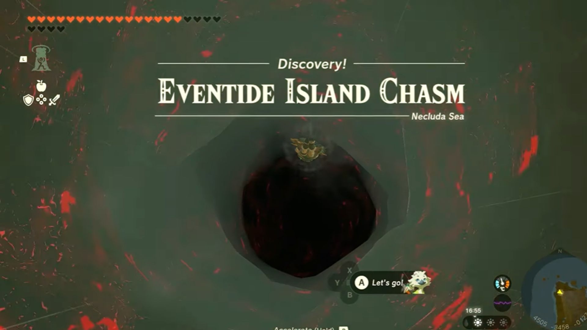 eventide island chasm