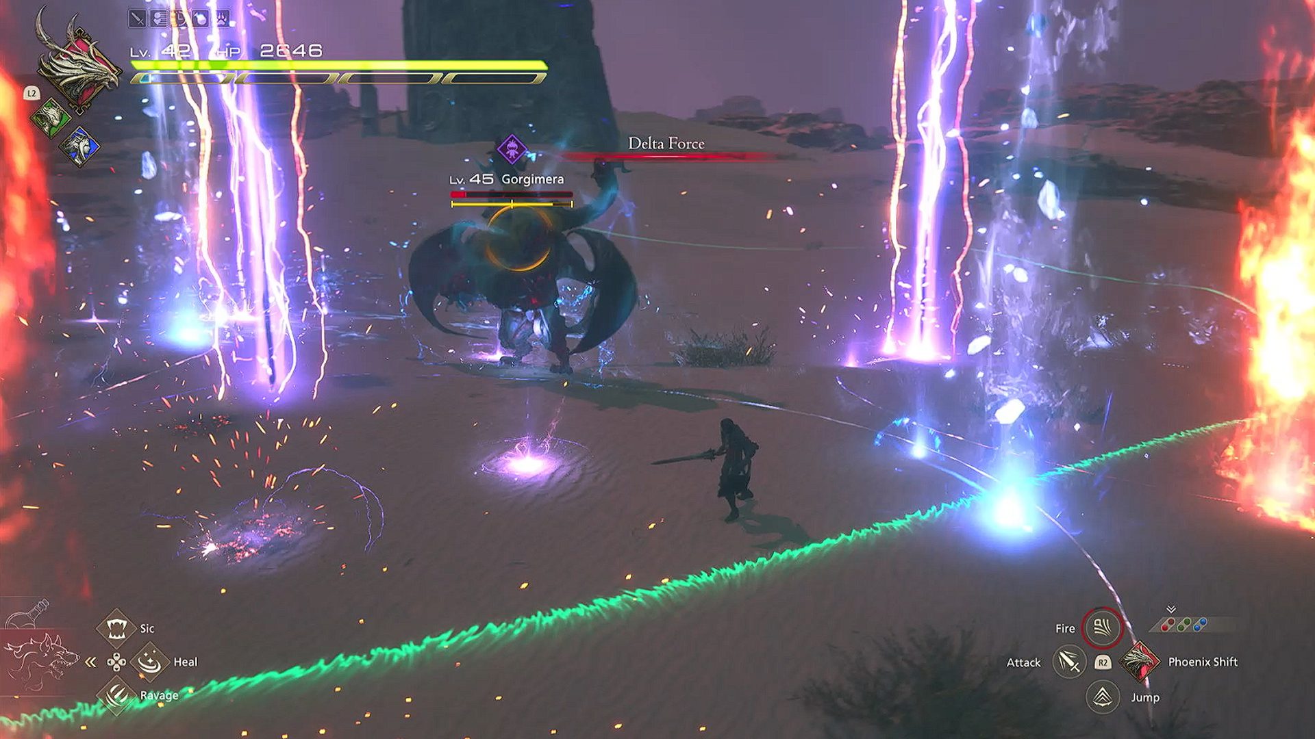 Final Fantasy 16 Gorgimera Delta Force