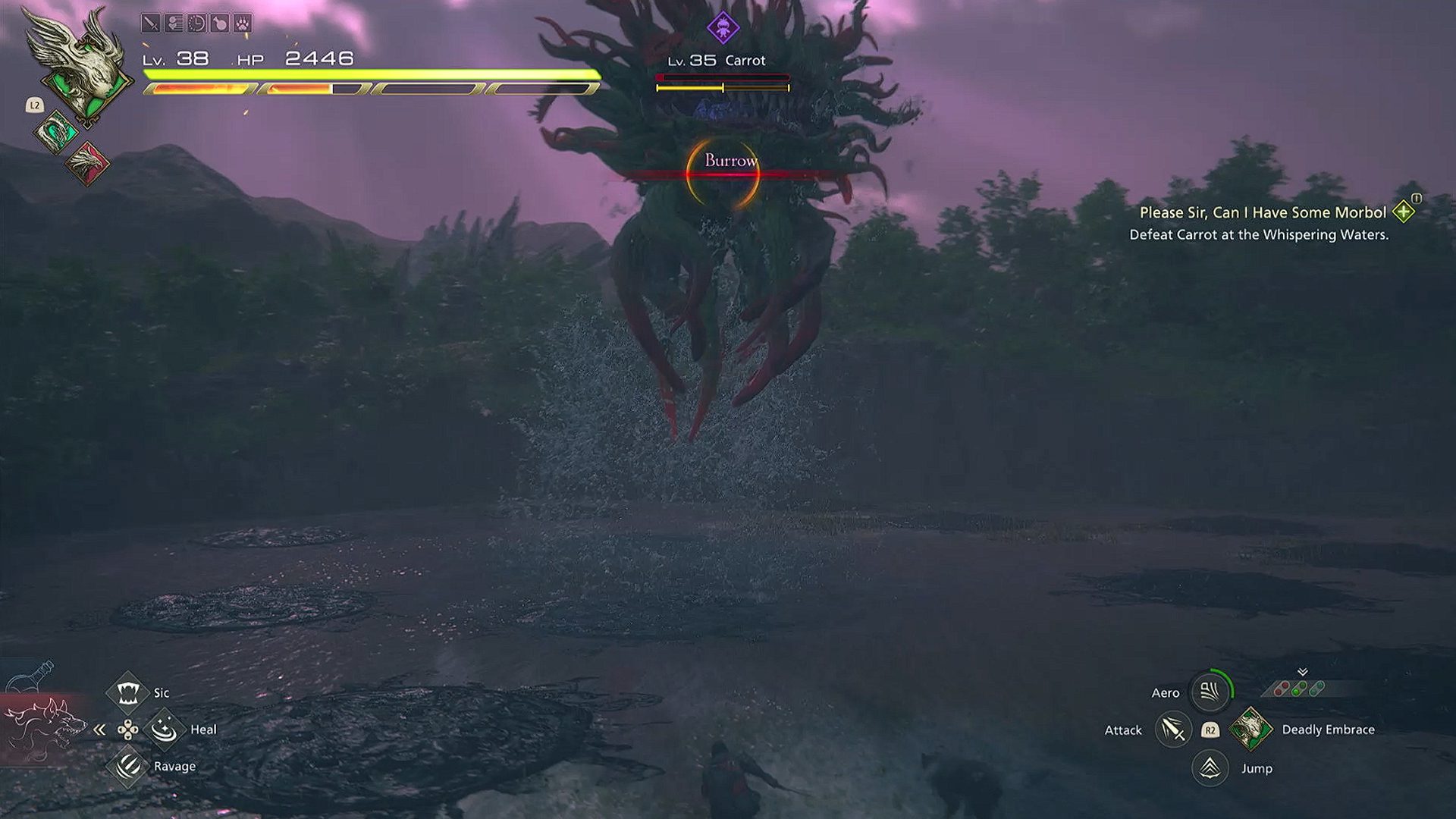 Final Fantasy 16 Morbol Carrot Burrow
