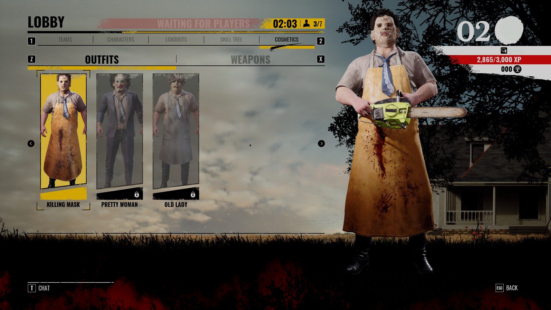 Cosmetics for Leatherface