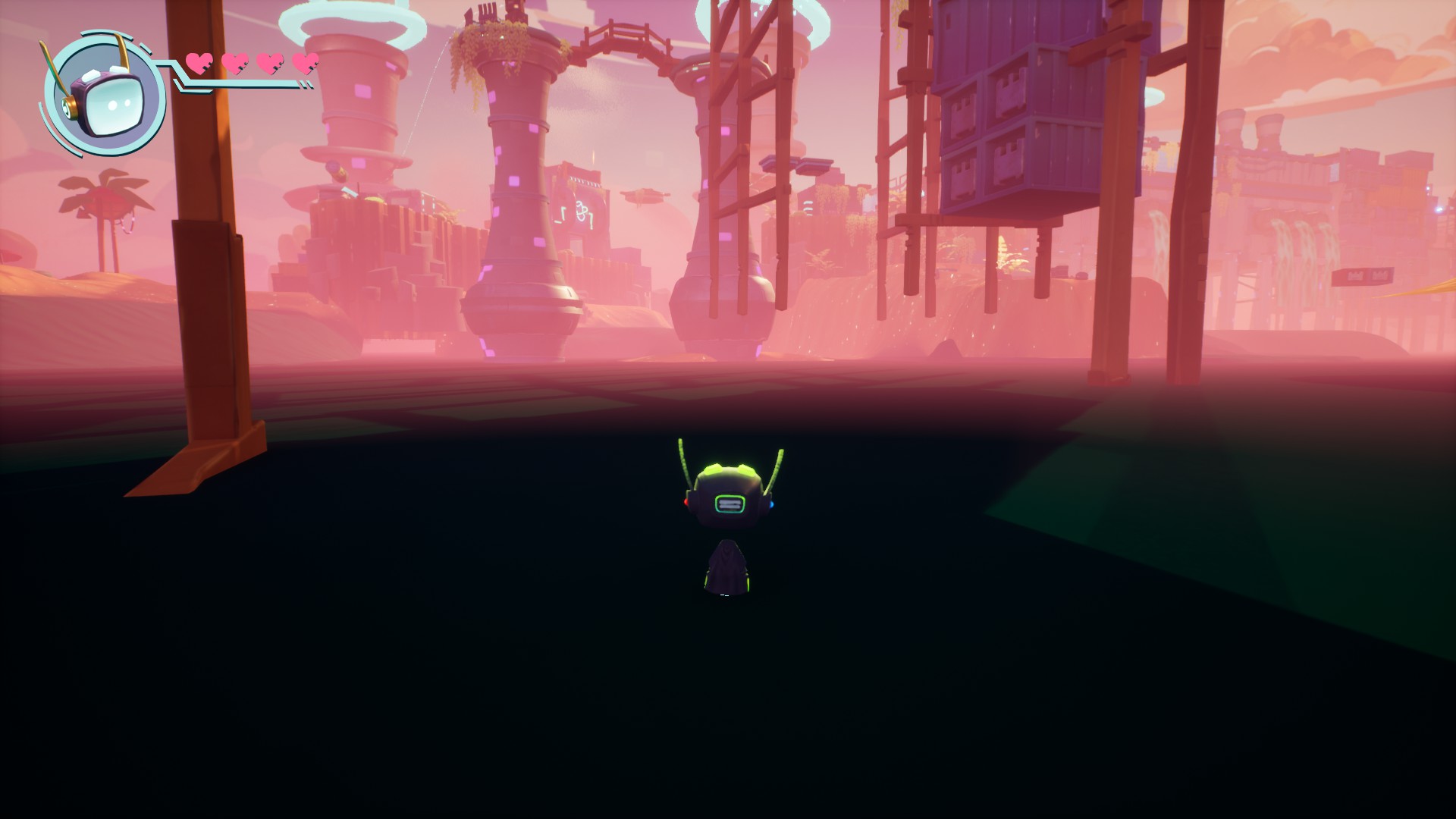 BotiBug Standing on the bottom of the world, beneath the level