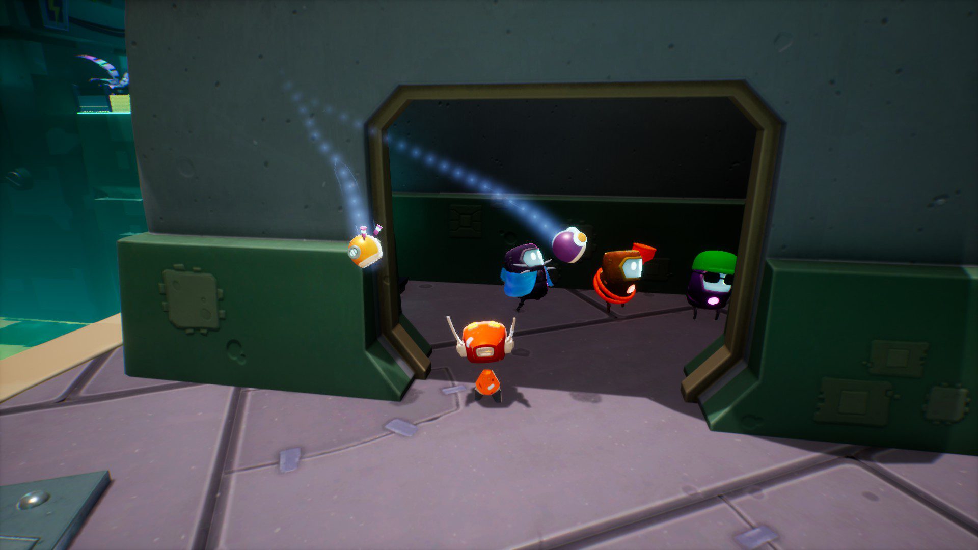 BotiRobos Dancing robots inside a building