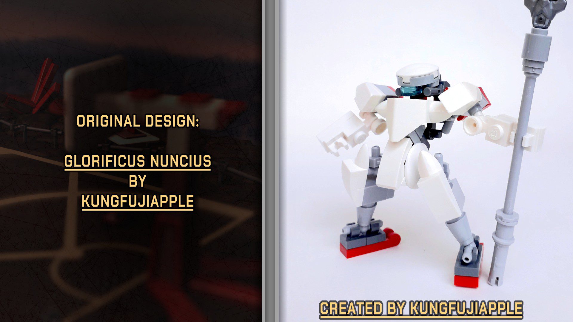 The robot "Glory" originally designed by KUNGFUJIAPPLE