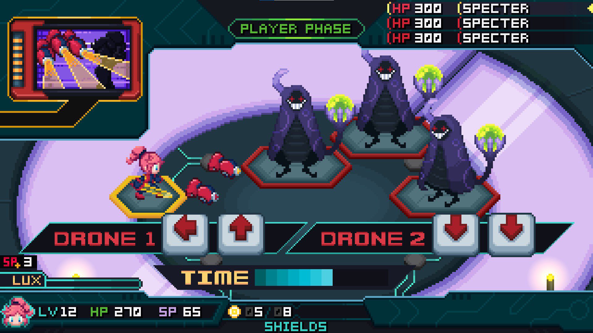 An attack requiring four directional button prompts
