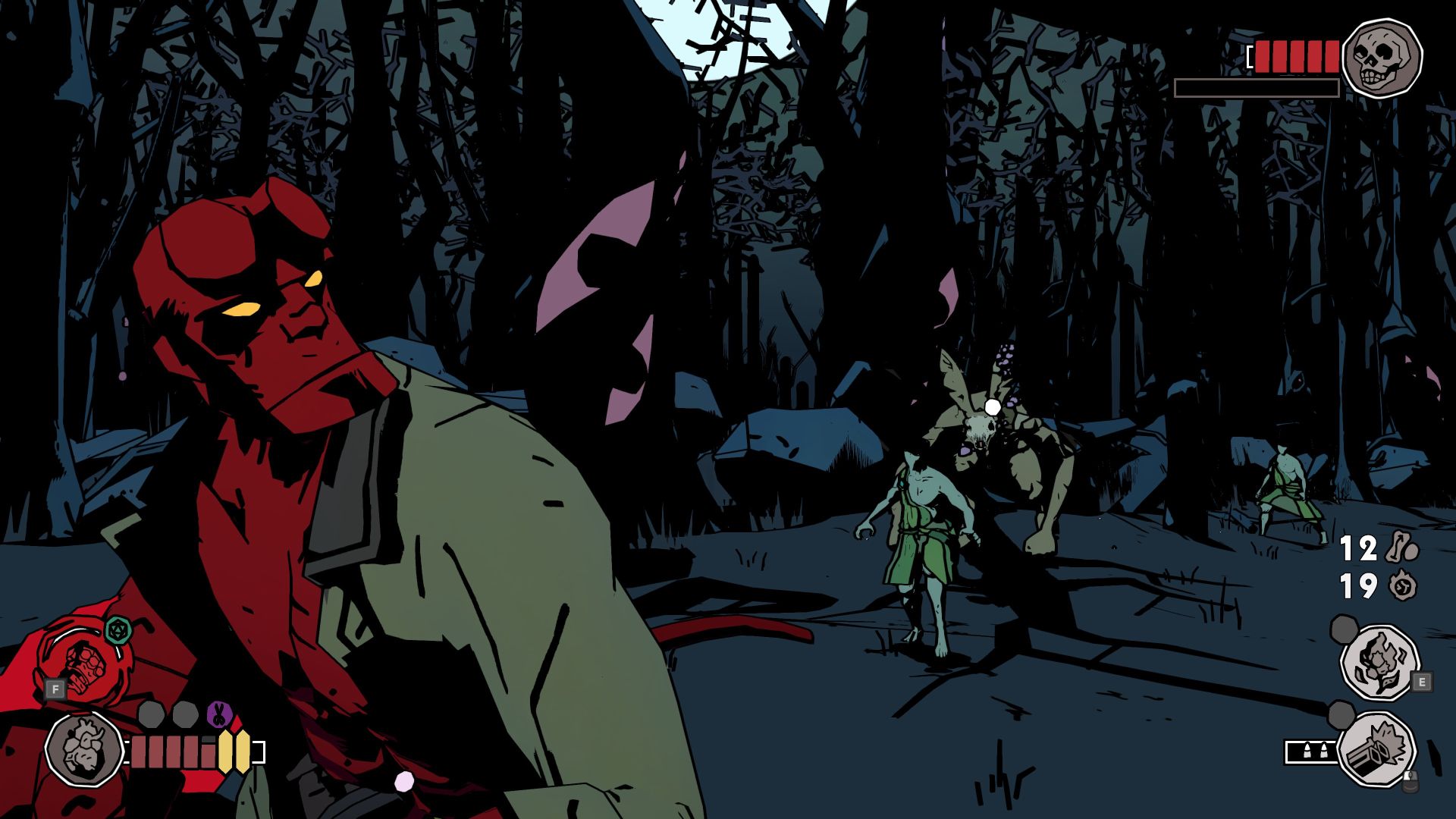 Hellboy157 You have to fight hordes of foes, mook and commander alike, to make progress through the Wyrd