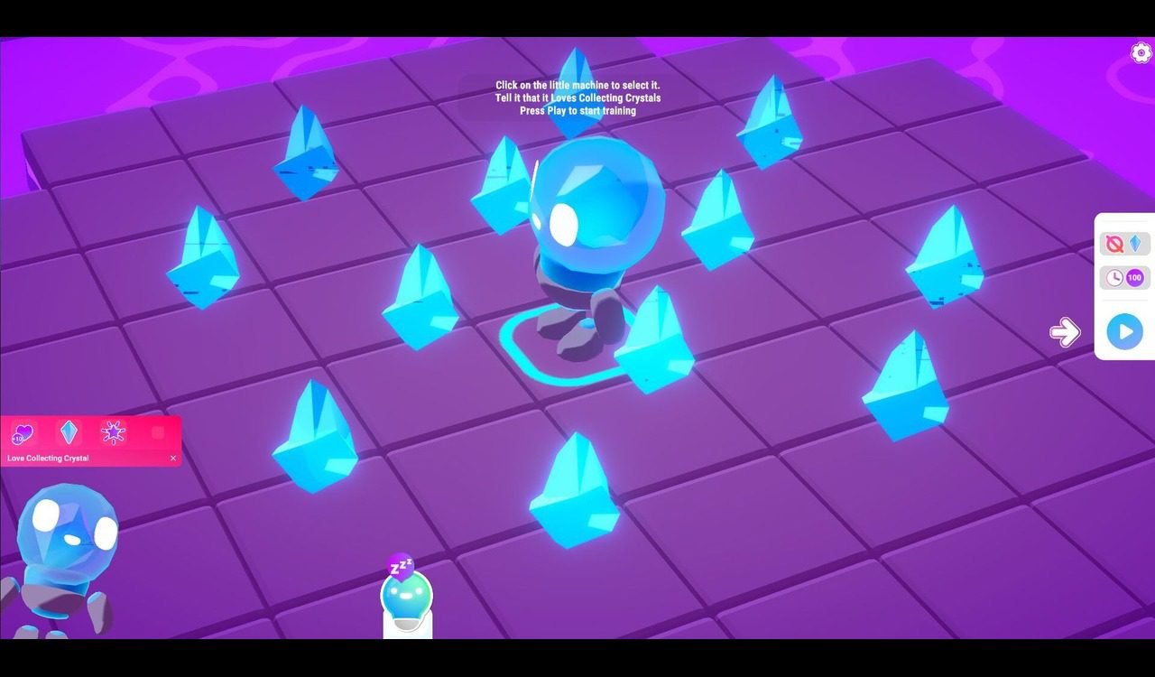 Robots learn based on receiving LV and FR for actions they complete
