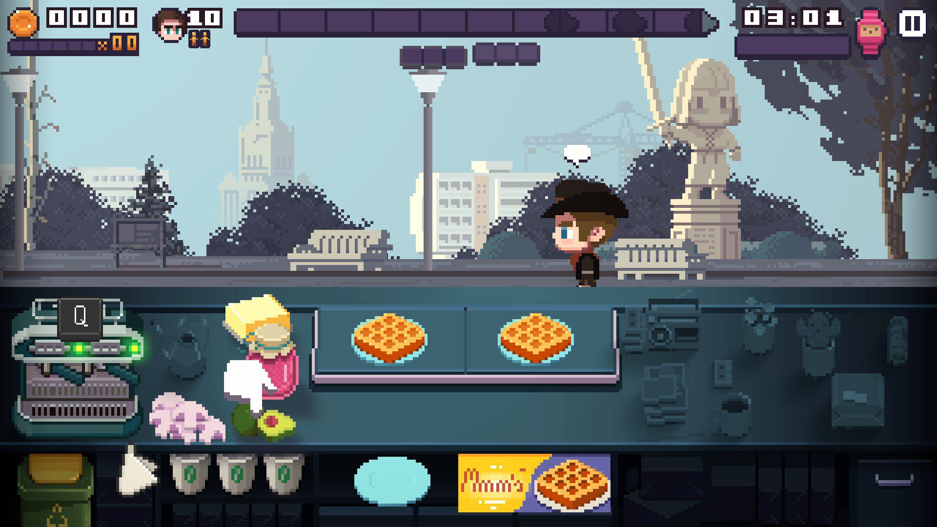 Serving Waffles