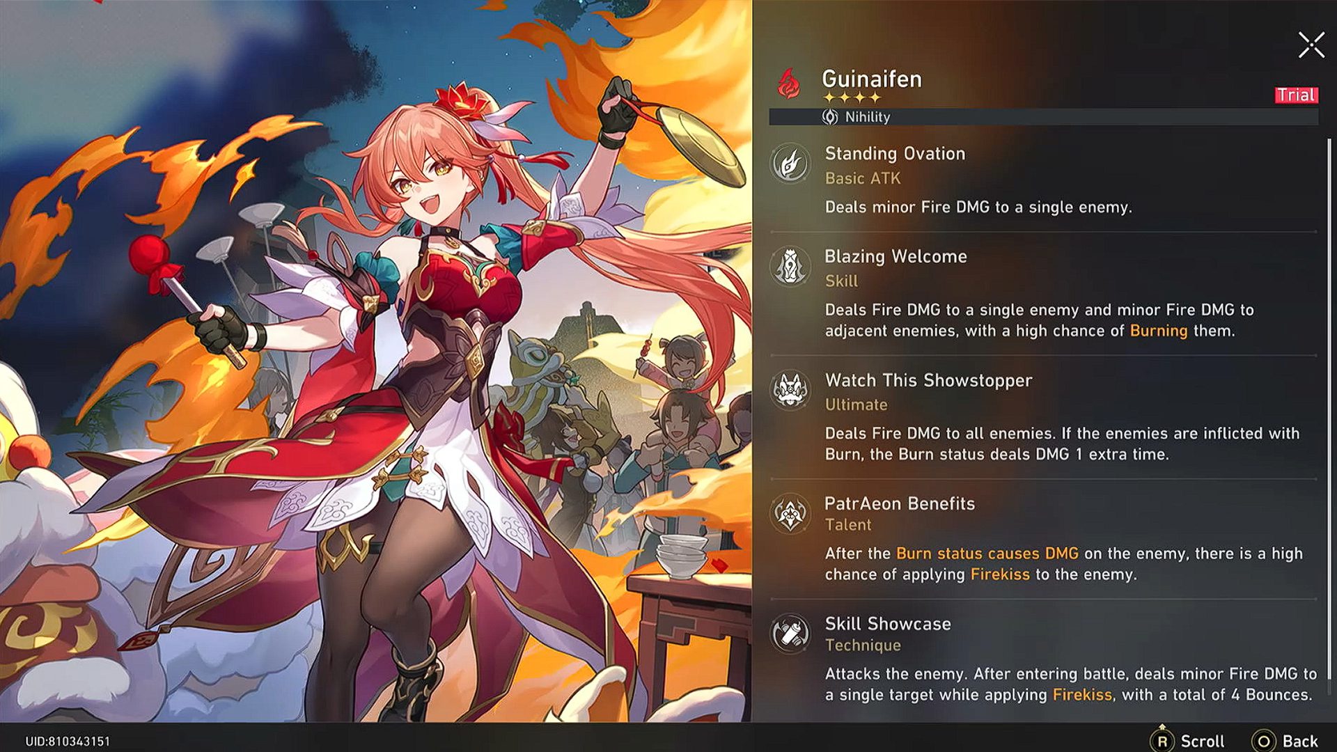 Honkai Star Rail Guinaifen Kit