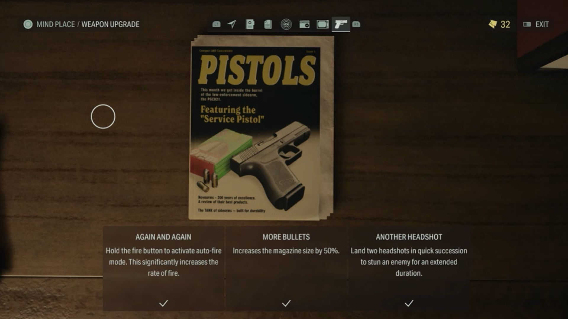 Weapon upgrade