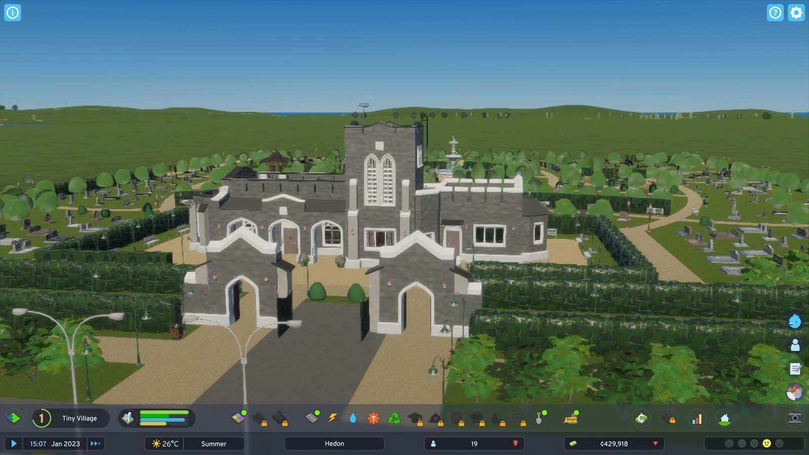 Cities Skylines 2 Cemetary