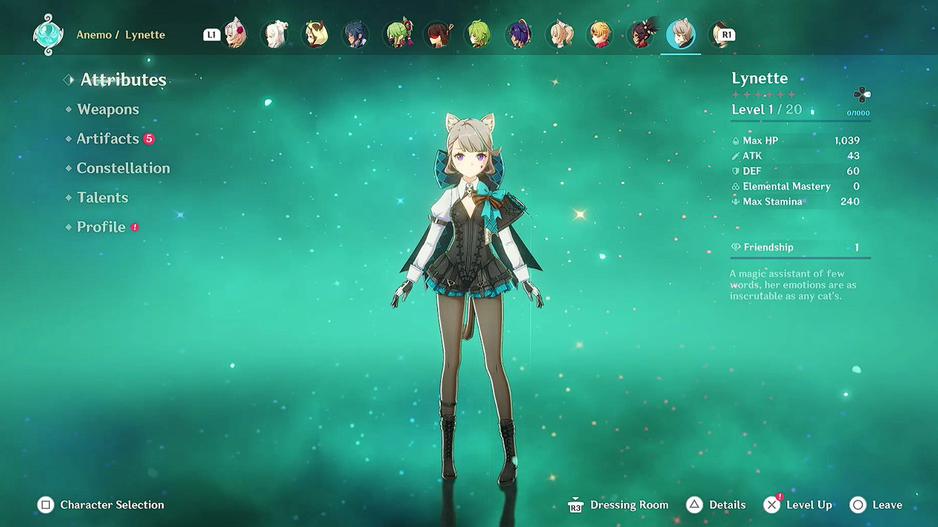 Genshin Impact Lynette Build