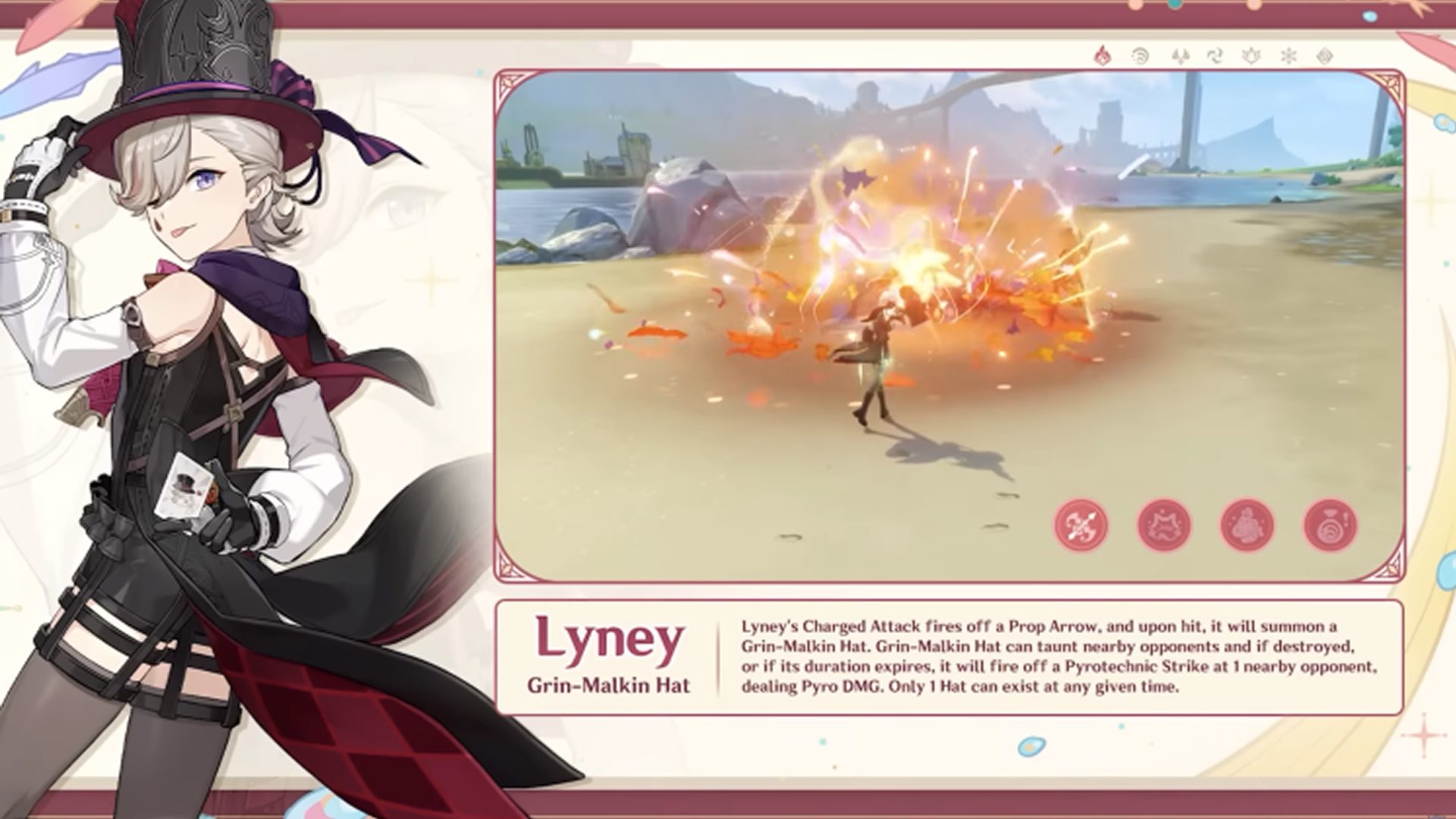 Genshin Impact Lyney Skill Genshin Impact Lyney Skill