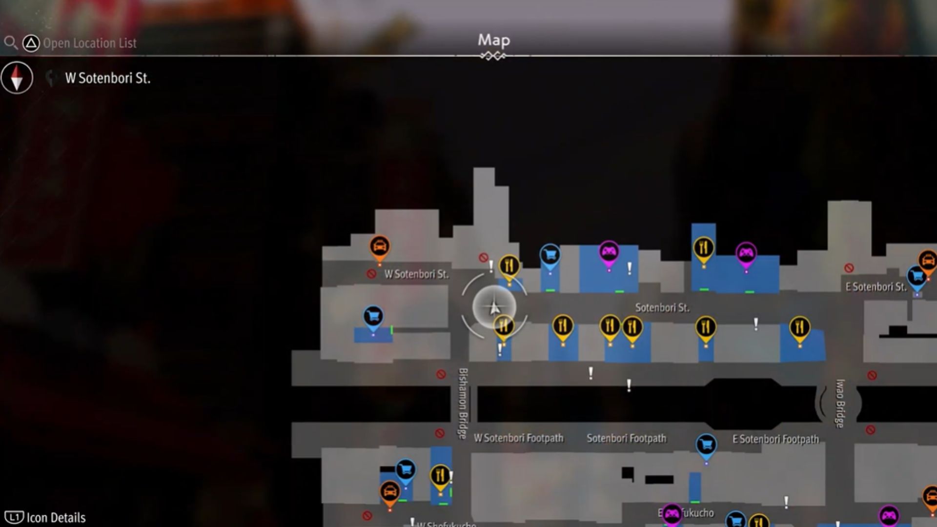 Like A Dragon Gaiden Map 1